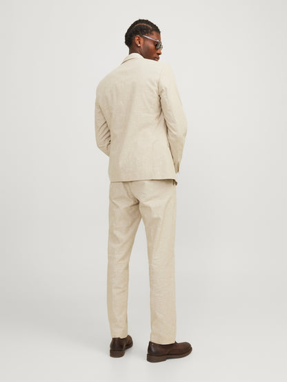 Pantaloni Slim in lino Jack&Jones sabbia
