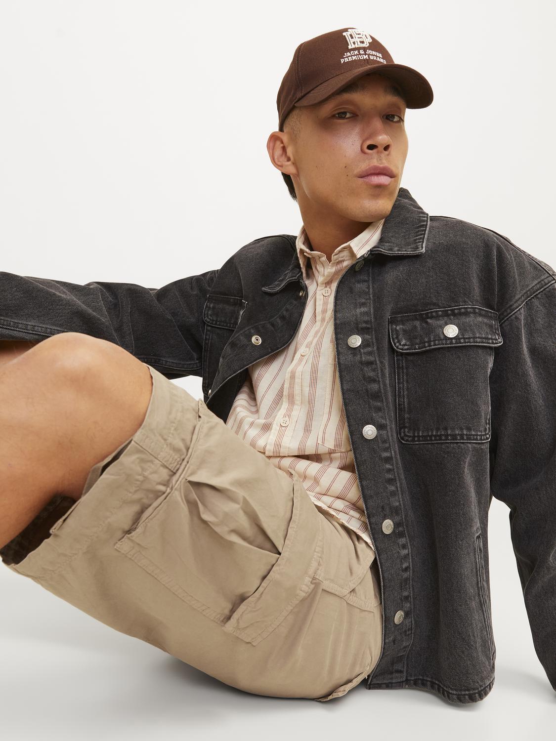 Bermuda Cargo Loose Jack&Jones beige