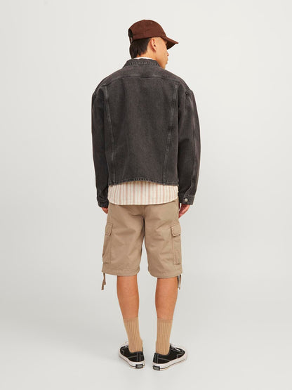 Bermuda Cargo Loose Jack&Jones beige