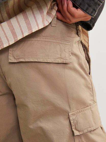 Bermuda Cargo Loose Jack&Jones beige