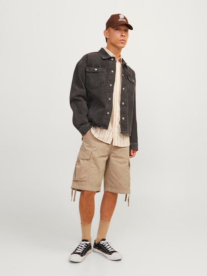 Bermuda Cargo Loose Jack&Jones beige