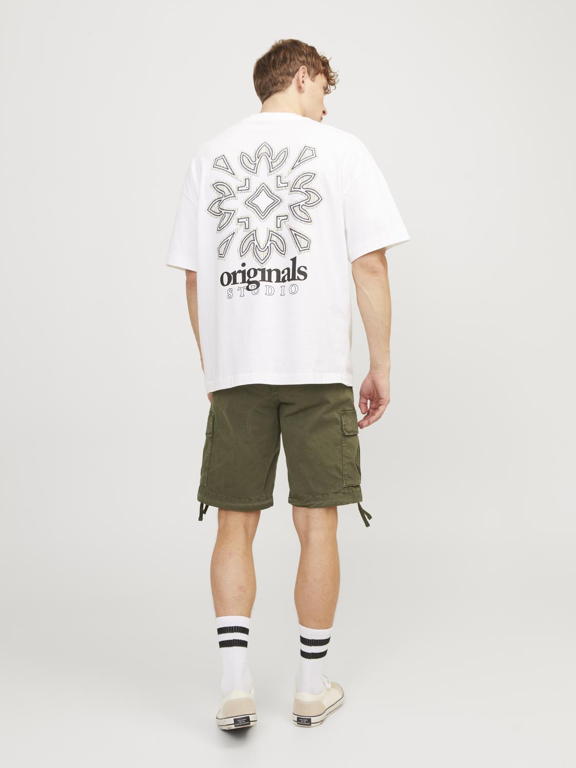 Bermuda Cargo Loose Jack&Jones verde