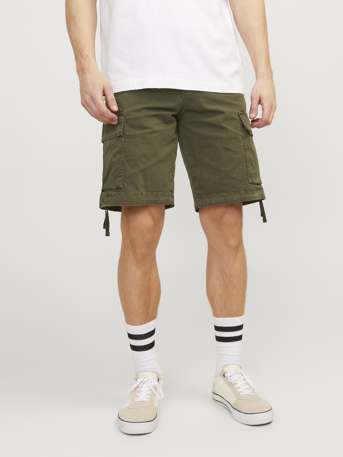 Bermuda Cargo Loose Jack&Jones verde