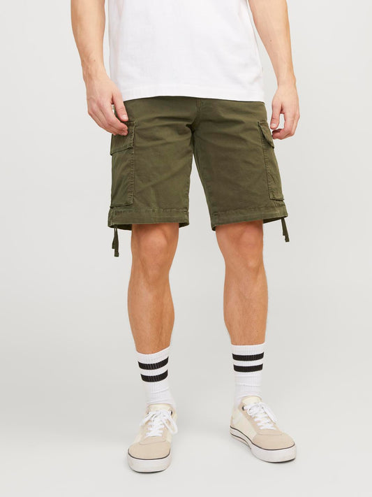Bermuda Cargo Loose Jack&Jones verde