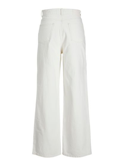 Jeans Wide Palazzo JJXX bianco