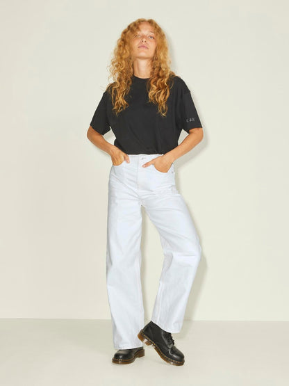 Jeans Wide Palazzo JJXX bianco