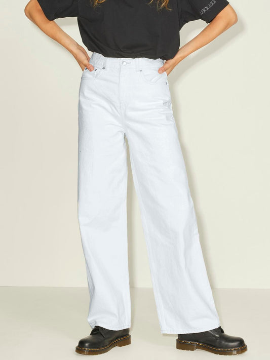 Jeans Wide Palazzo JJXX bianco