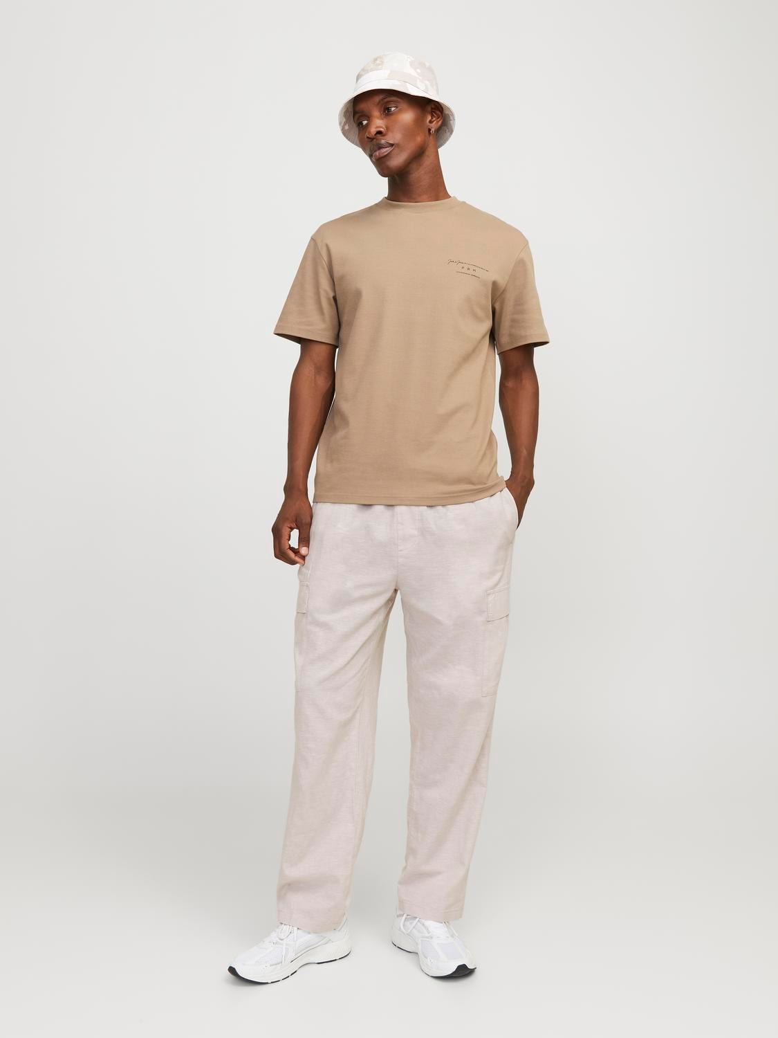 Pantaloni Cargo Loose Jack&Jones beige