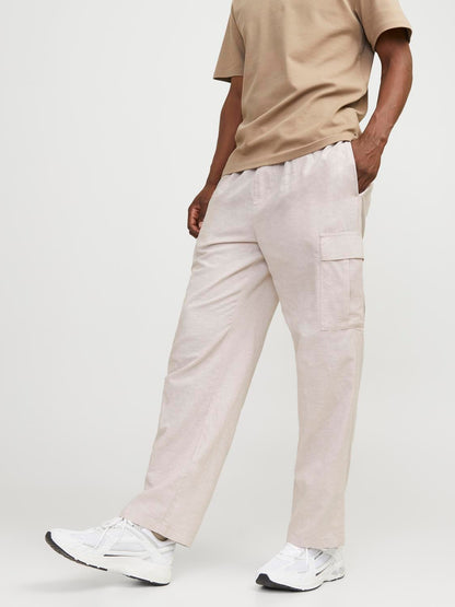 Pantaloni Cargo Loose Jack&Jones beige