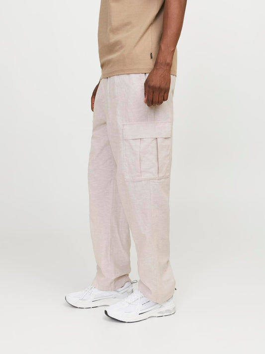 Pantaloni Cargo Loose Jack&Jones beige
