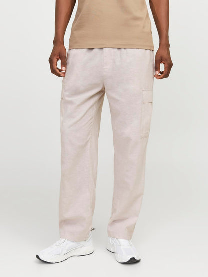 Pantaloni Cargo Loose Jack&Jones beige