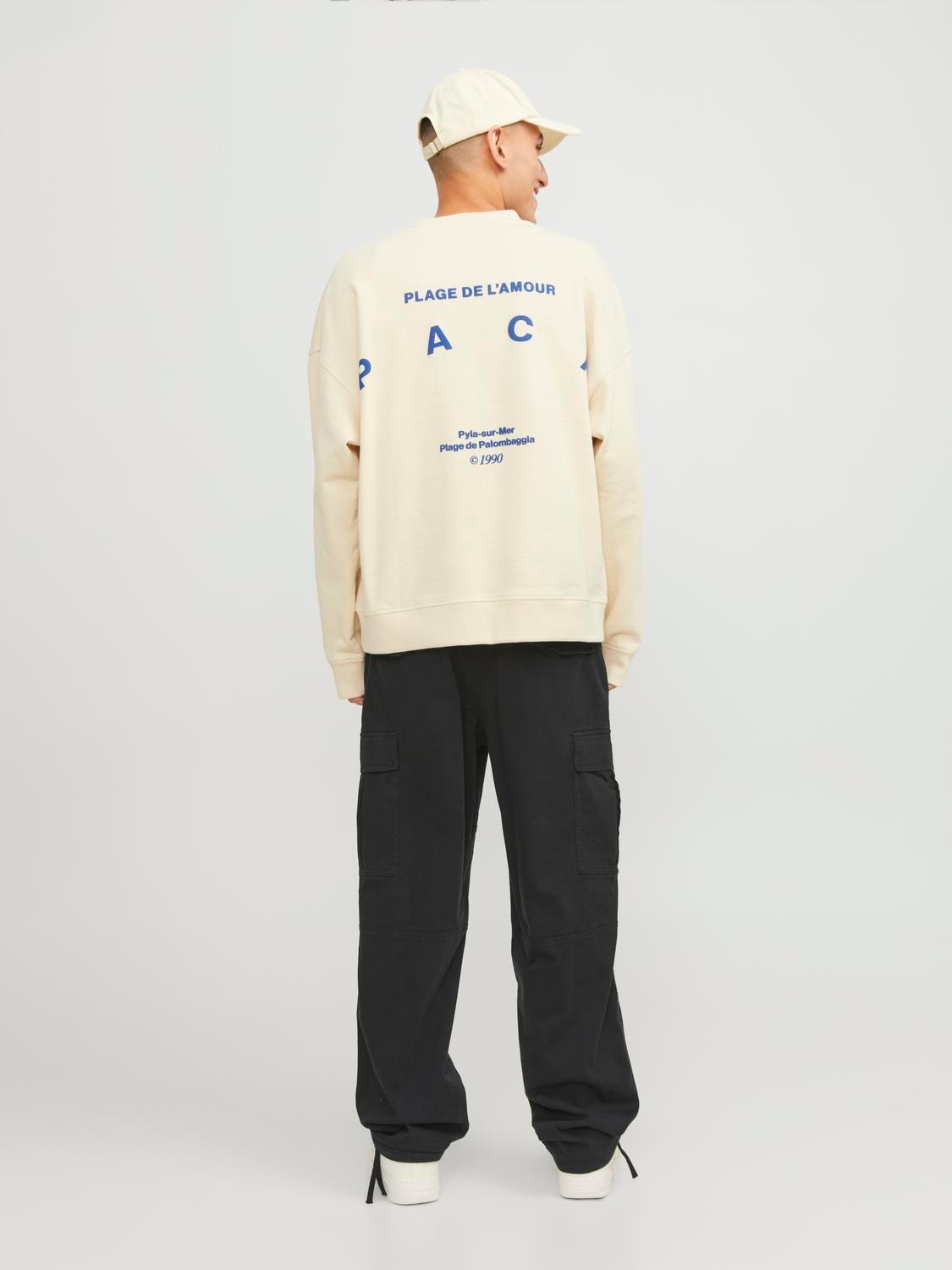 Pantaloni Cargo Baggy Jack&Jones nero