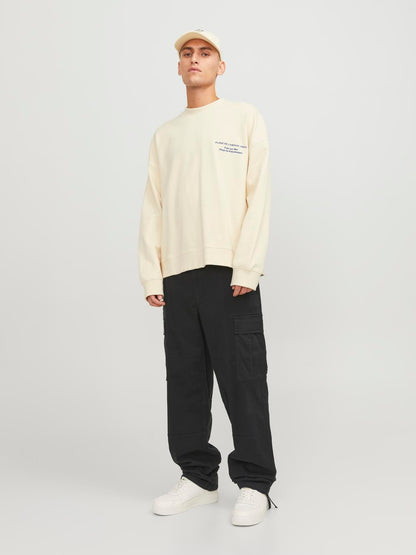 Pantaloni Cargo Baggy Jack&Jones nero