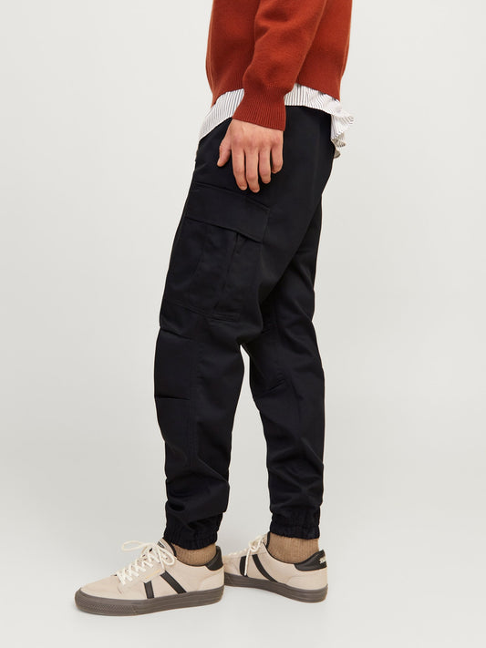 Pantaloni Cargo Loose Jack&Jones nero