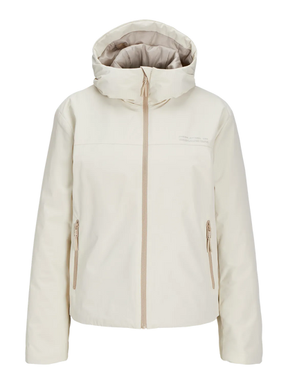 Giacca con cappuccio JJXX beige