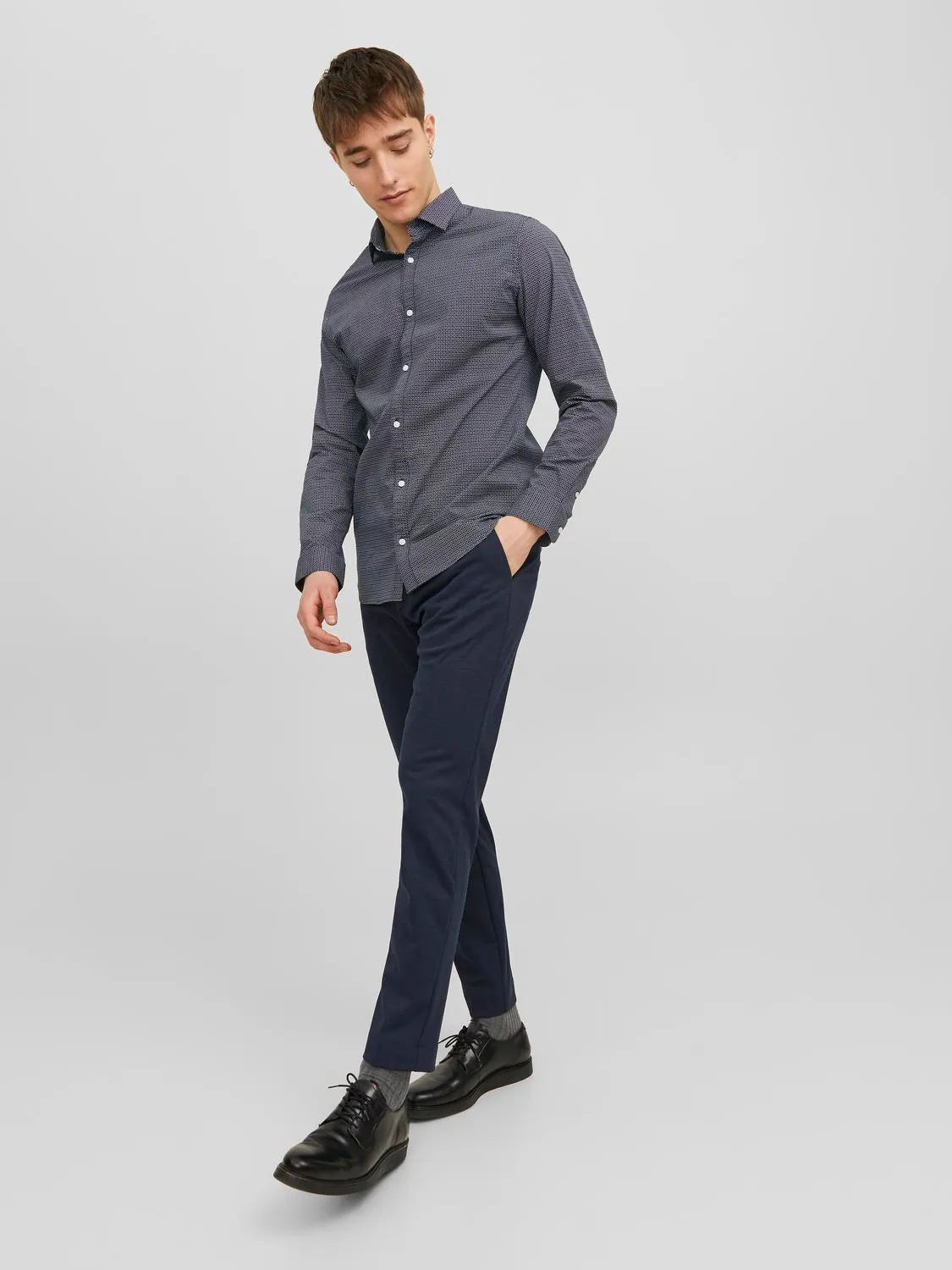 Pantaloni Slim Jack&Jones blu