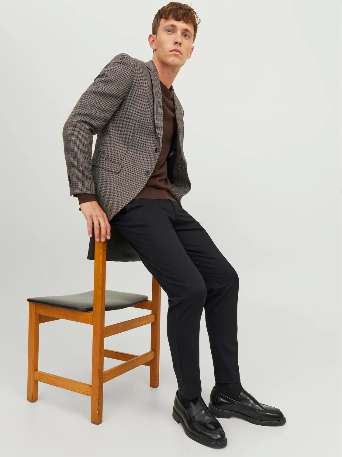 Pantaloni Slim Jack&Jones nero