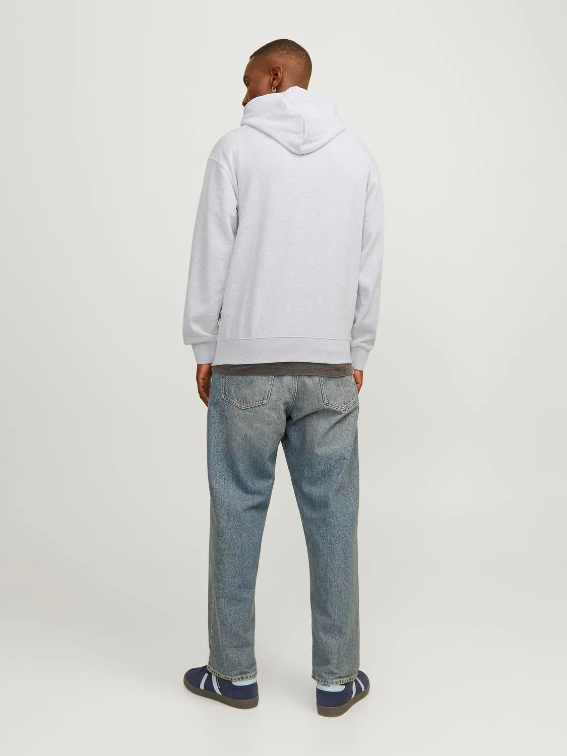 Felpa con cappuccio Jack&Jones bianco