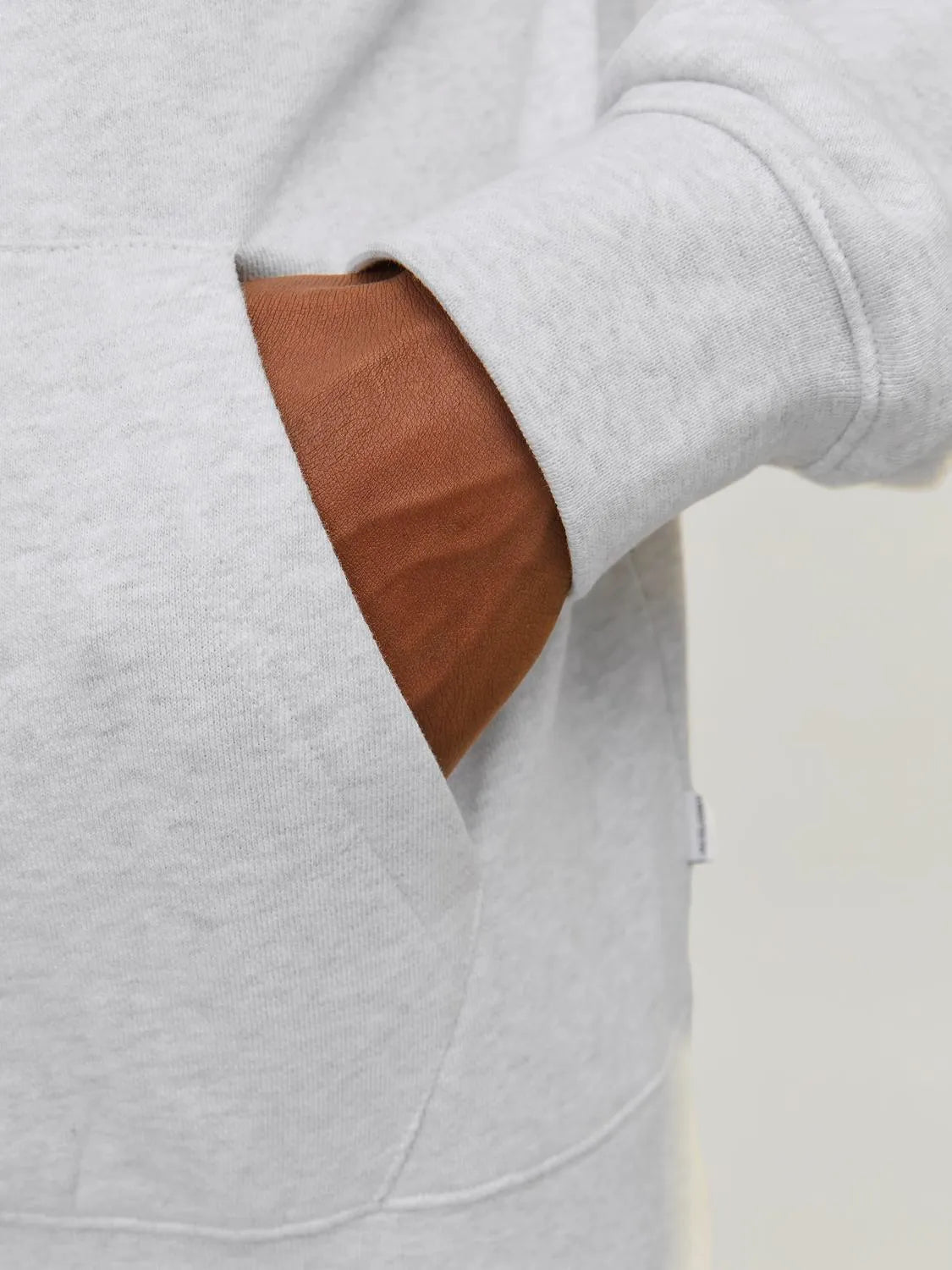 Felpa con cappuccio Jack&Jones bianco