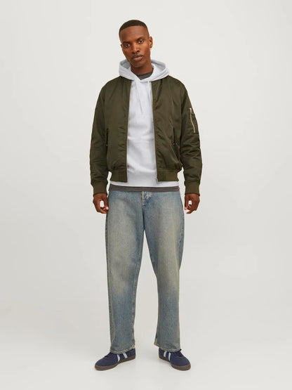 Felpa con cappuccio Jack&Jones bianco