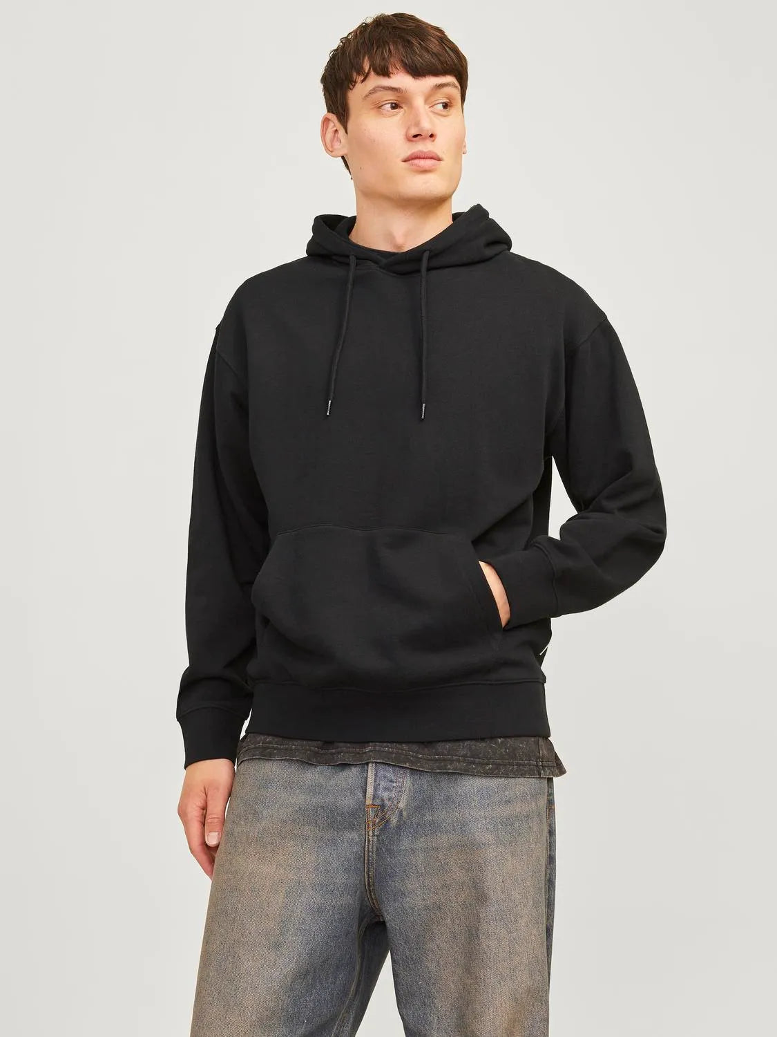 Felpa con cappuccio Jack&Jones nero