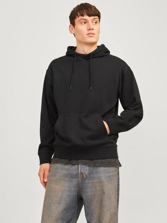 Felpa con cappuccio Jack&Jones nero
