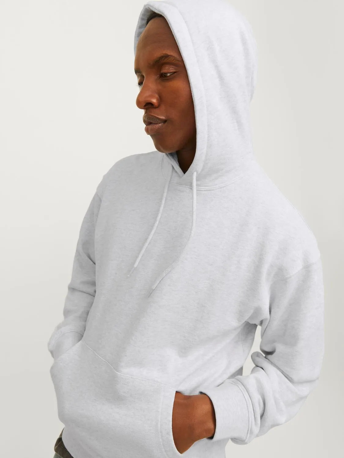 Felpa con cappuccio Jack&Jones bianco