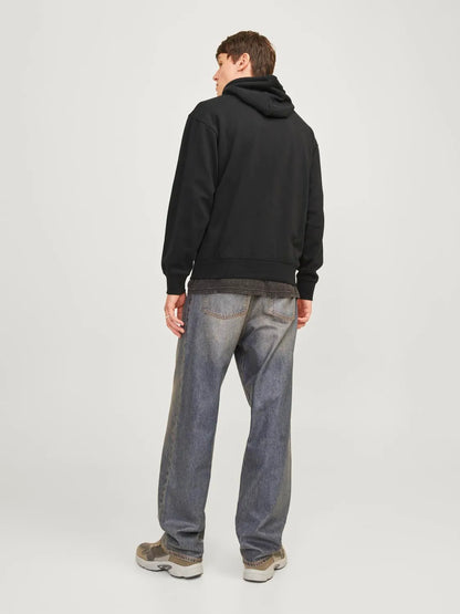 Felpa con cappuccio Jack&Jones nero