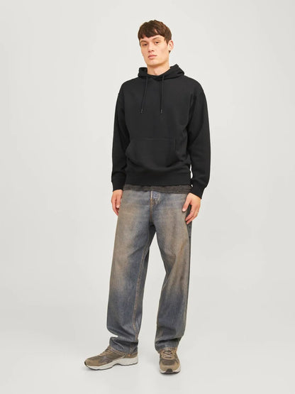 Felpa con cappuccio Jack&Jones nero