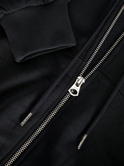 Giacca con cappuccio zip JJXX nero
