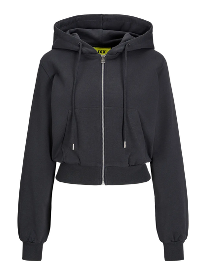 Giacca con cappuccio zip JJXX nero
