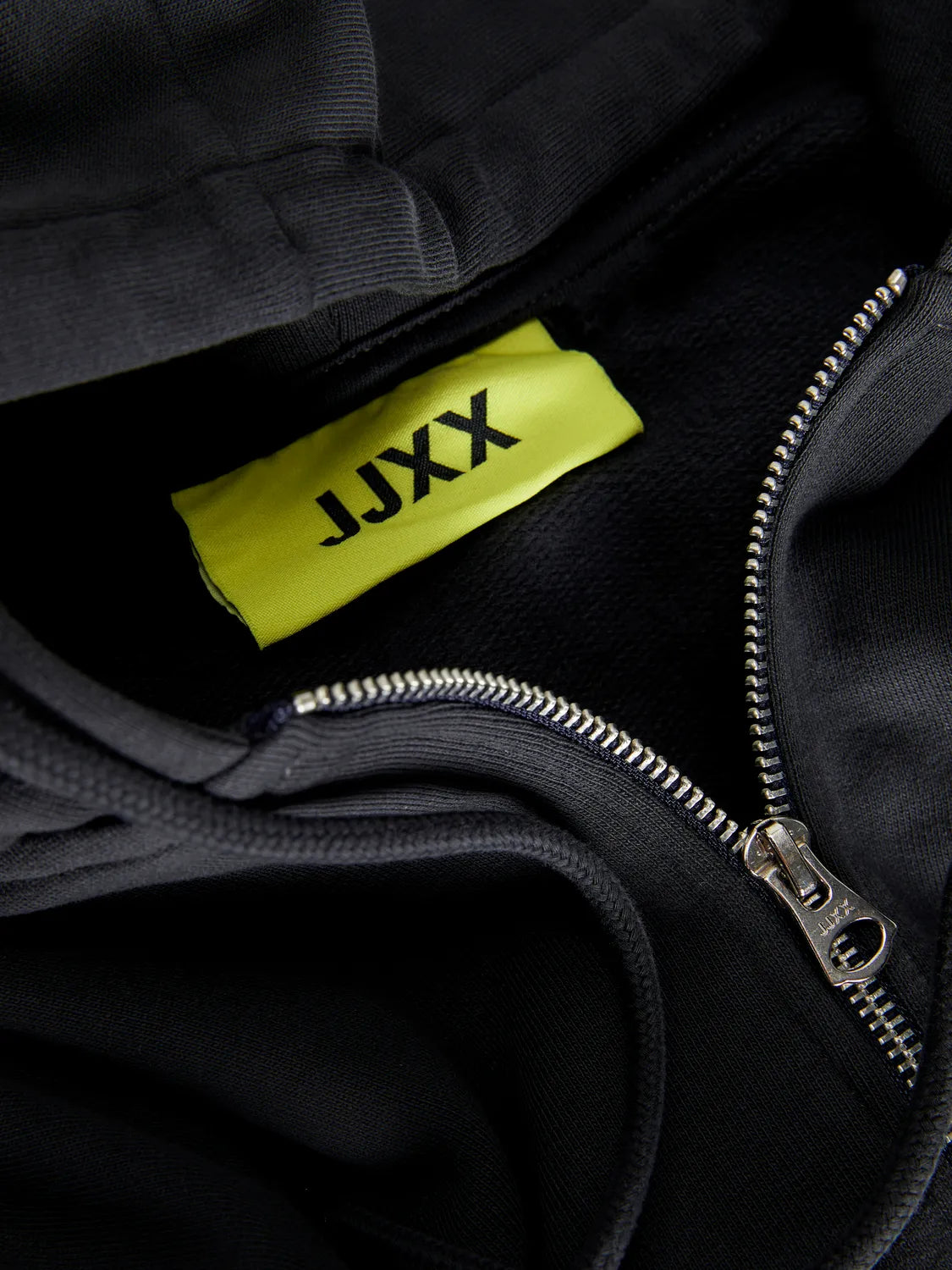 Giacca con cappuccio zip JJXX nero