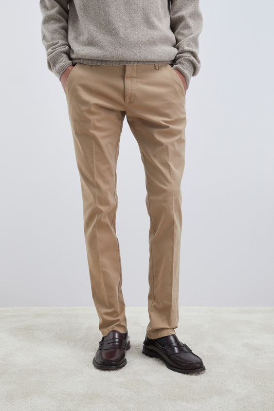 Pantaloni Slim Roy Roger's beige
