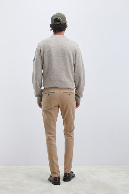Pantaloni Slim Roy Roger's beige