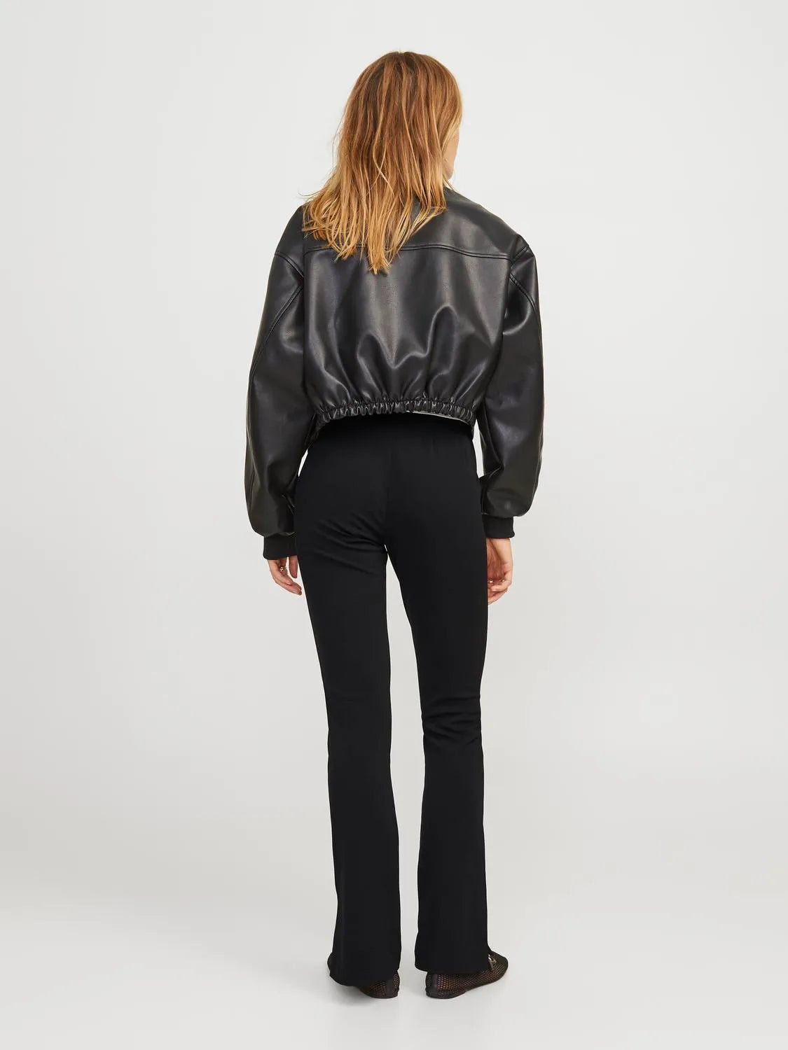 Pantaloni a zampa JJXX nero