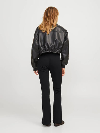 Pantaloni a zampa JJXX nero