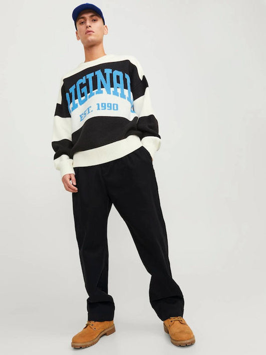 Pantaloni Loose Jack&Jones nero