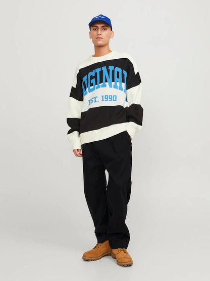 Pantaloni Loose Jack&Jones nero
