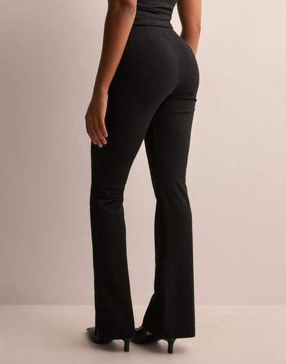 Pantaloni a zampa JJXX nero