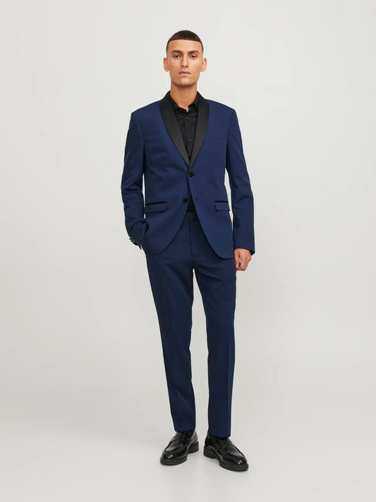 Pantalone Slim Tuxedo Jack&Jones blu