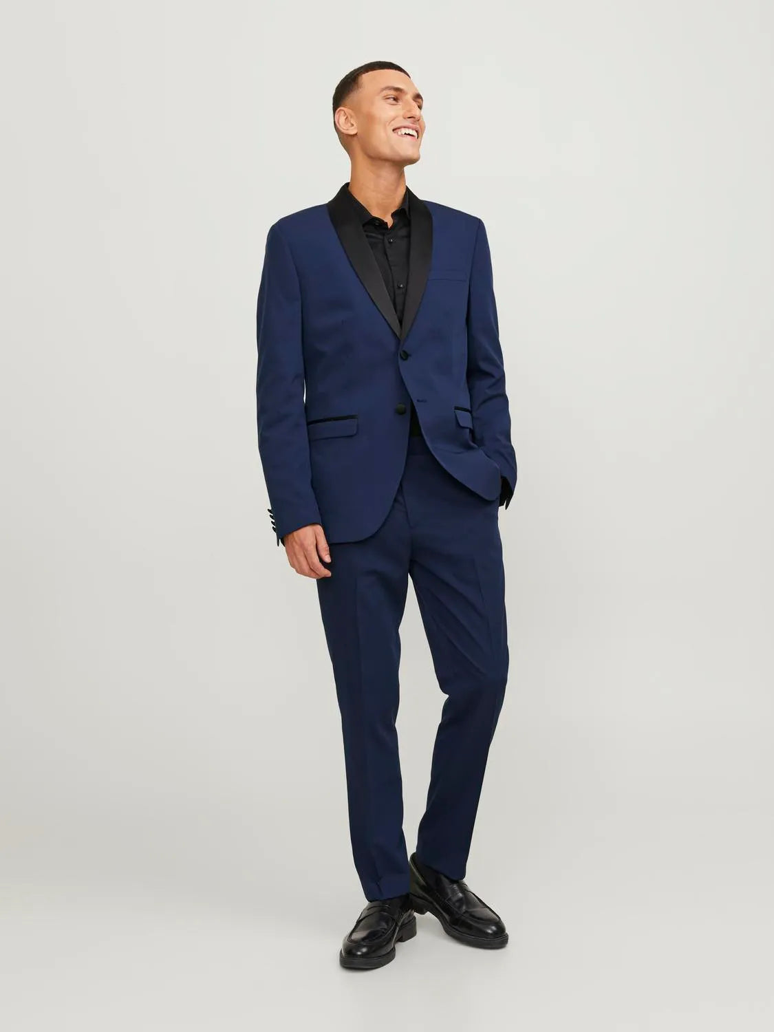 Pantalone Slim Tuxedo Jack&Jones blu