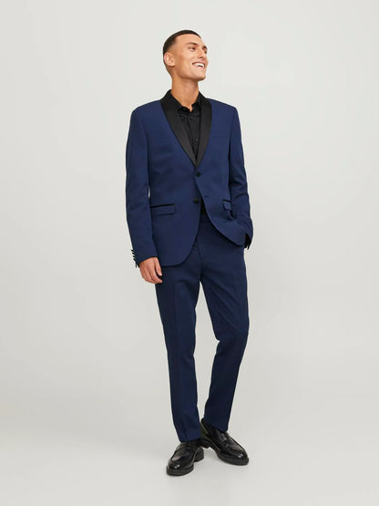 Pantalone Slim Tuxedo Jack&Jones blu