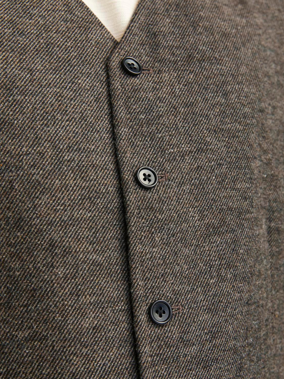 Gilet Slim Jack&Jones marrone
