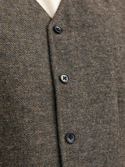 Gilet Slim Jack&Jones marrone