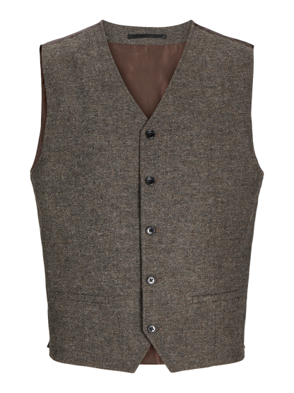 Gilet Slim Jack&Jones marrone