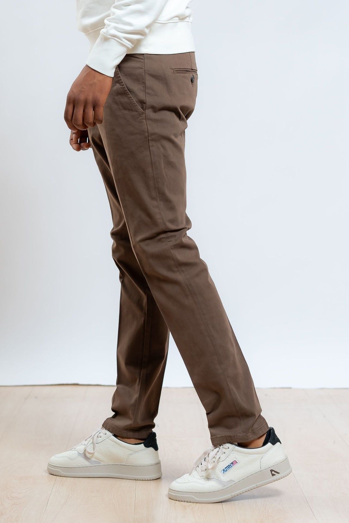 Pantaloni Slim Roy Roger's marrone