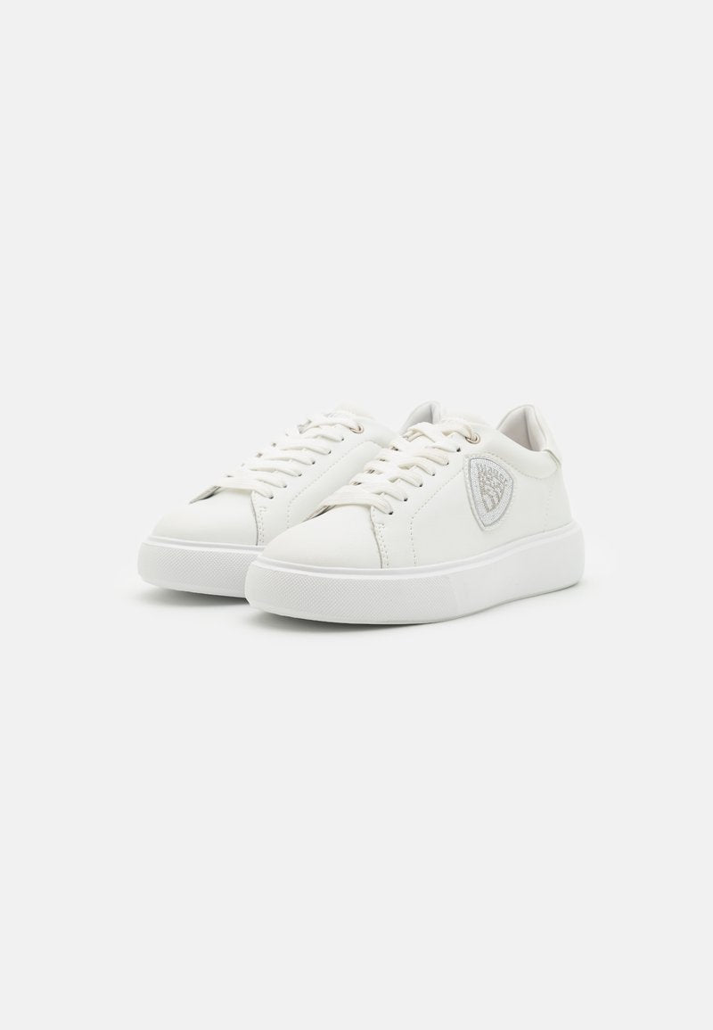 Sneakers Platform Blauer bianco