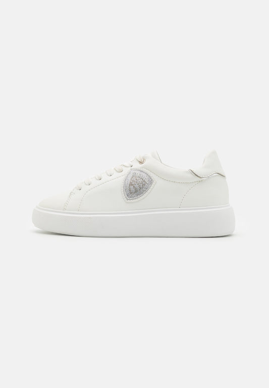 Sneakers Platform Blauer bianco