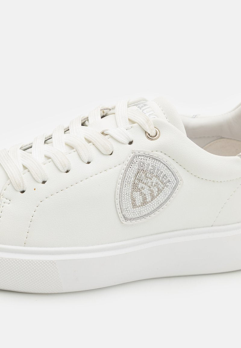 Sneakers Platform Blauer bianco