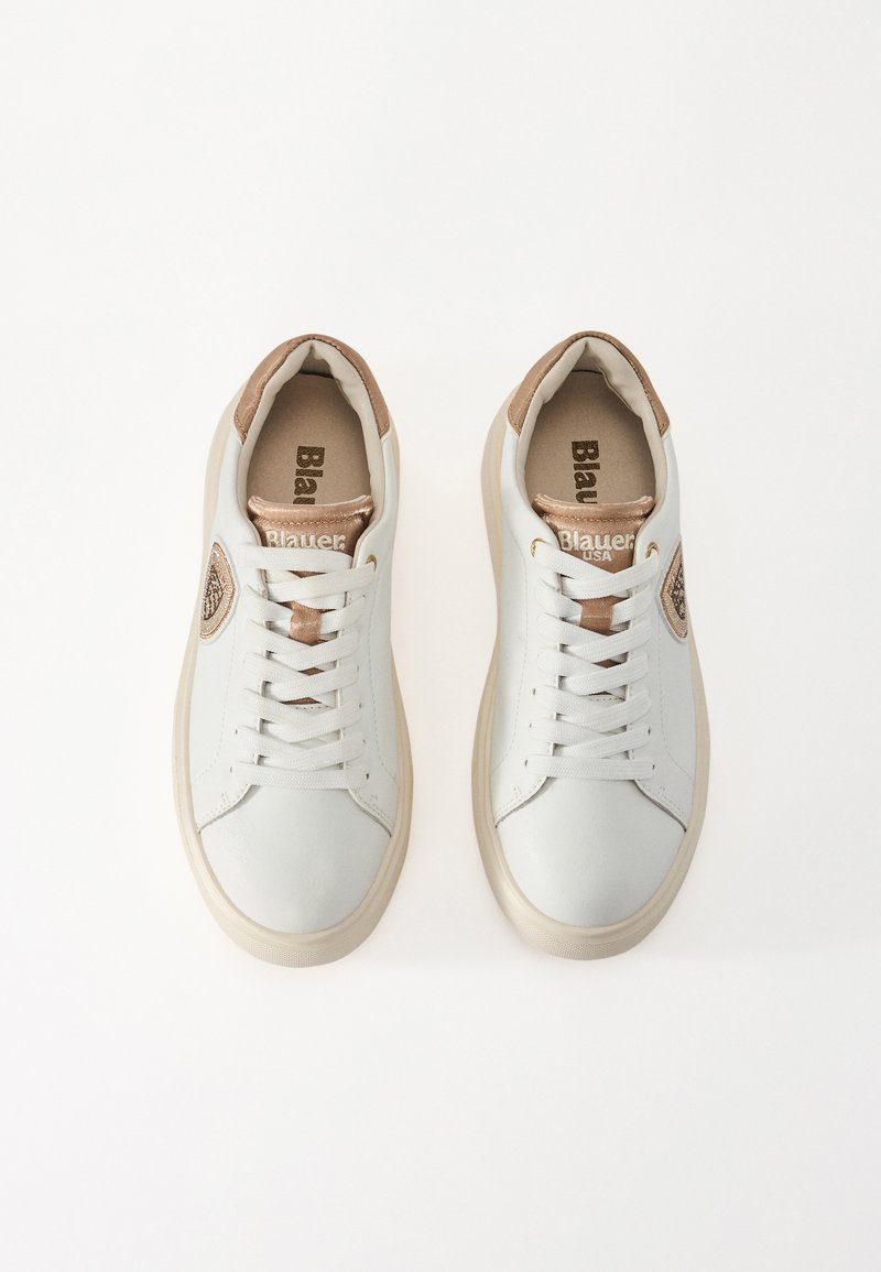 Sneakers Platform Blauer bianco